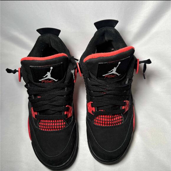 Size 4.5 - Nike Air Jordan 4 Retro GS Red Thunder Men\'s Shoes Ships Now main image 5